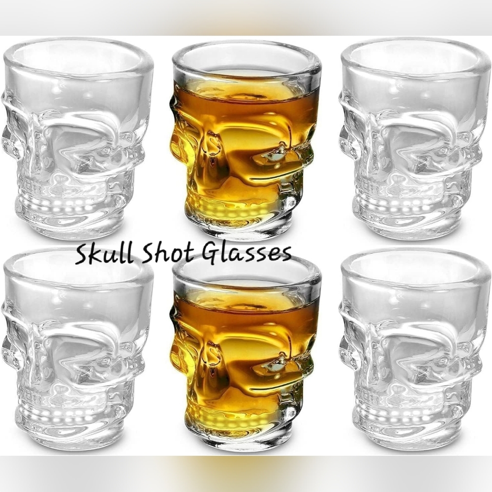 Skull Glass Shot Glasses